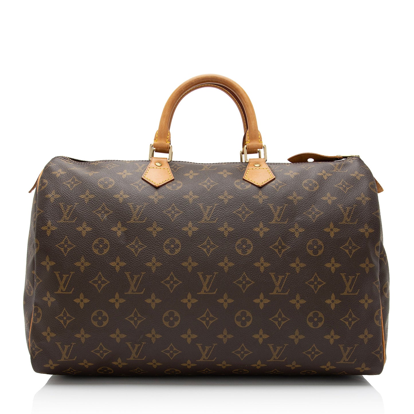 Louis Vuitton Vintage Monogram Canvas Speedy 40 Satchel (SHF-uE7Gjr)