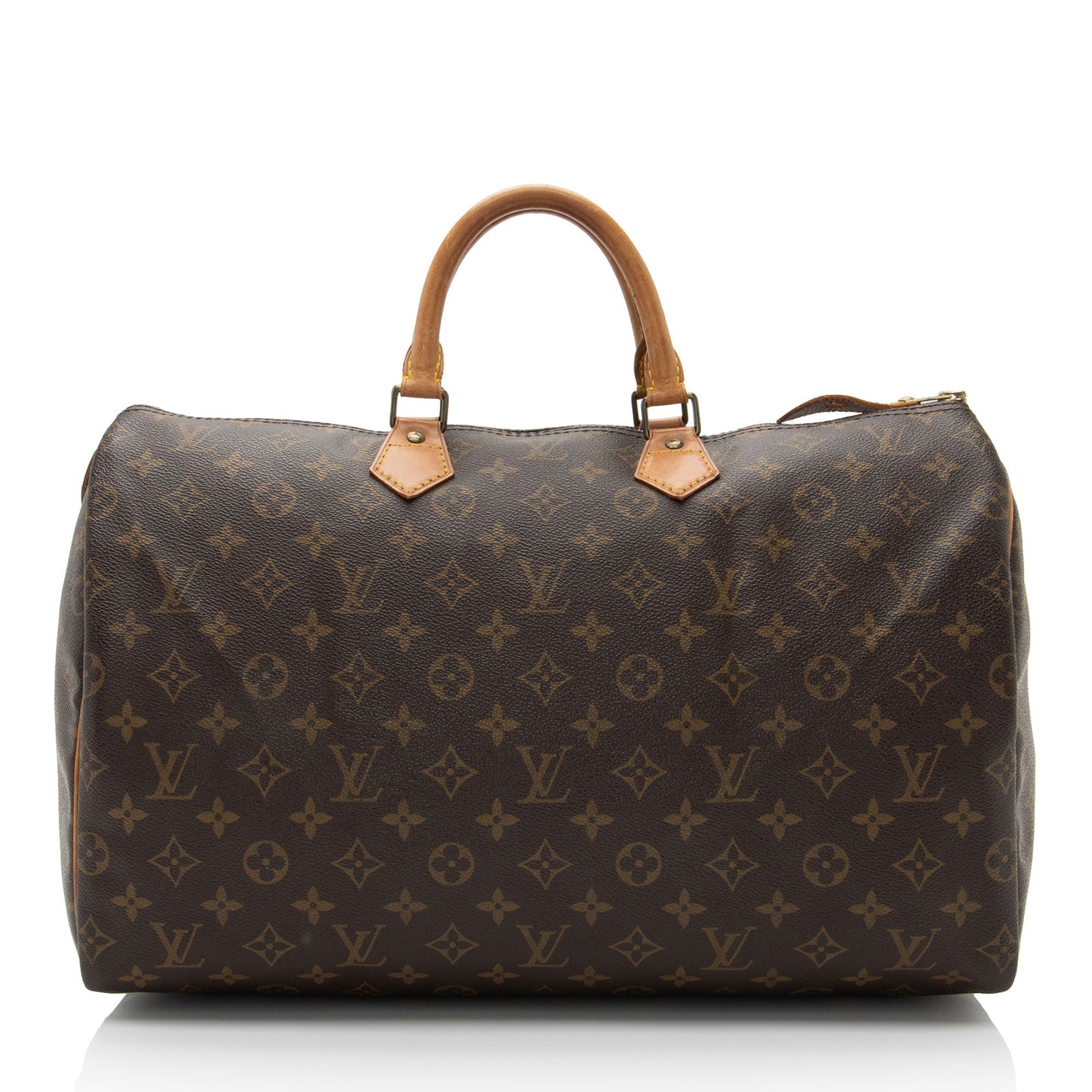 Louis Vuitton Vintage Monogram Canvas Speedy 40 Satchel (SHF-LuNiKk)