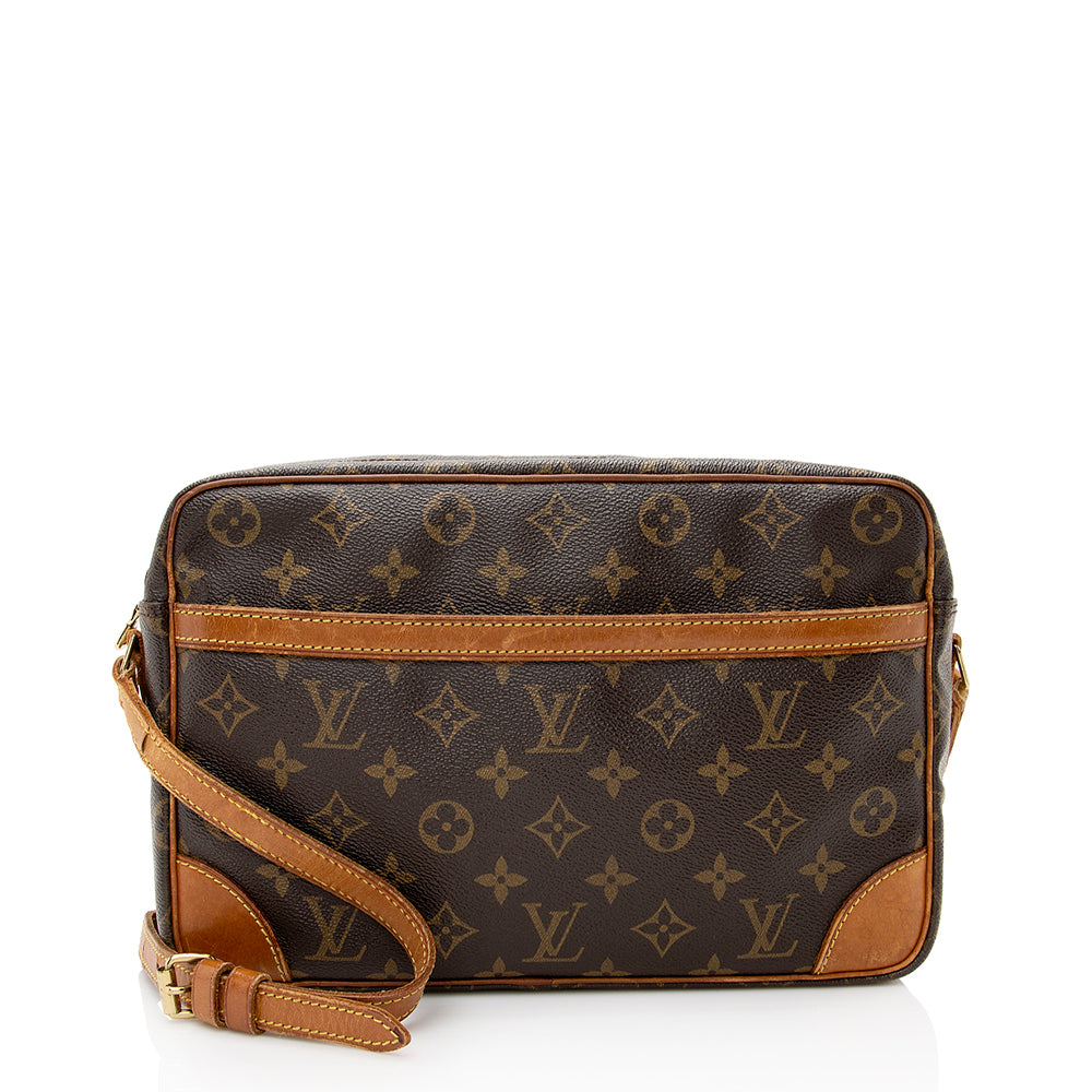Louis Vuitton Vintage Monogram Canvas Trocadero 27 Shoulder Bag (SHF-22092)