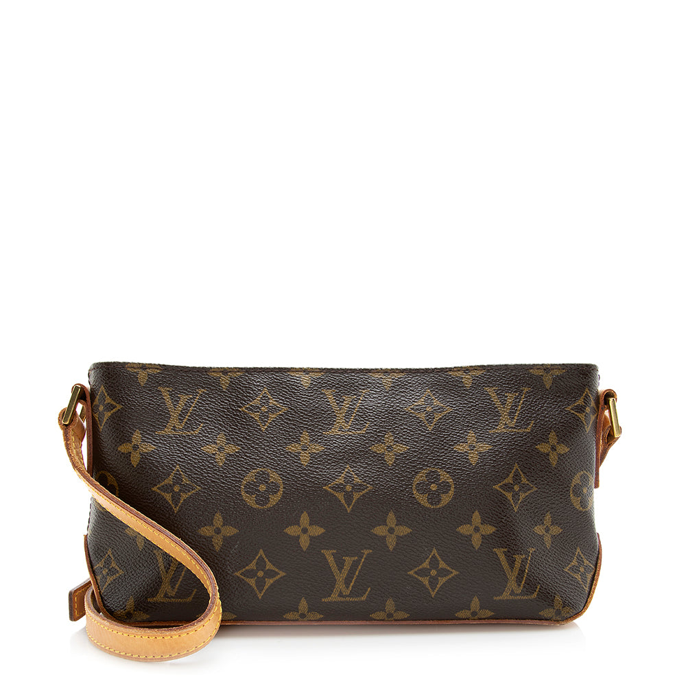 Louis Vuitton Vintage Monogram Canvas Trotteur Shoulder Bag (SHF-19383)