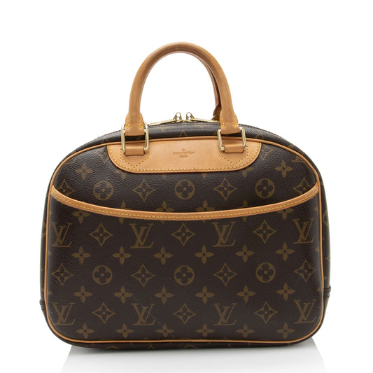 Louis Vuitton Vintage Monogram Canvas Trouville Satchel (SHF-ZaFIXT)