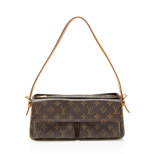 Louis Vuitton Vintage Monogram Canvas Viva Cite MM Shoulder Bag