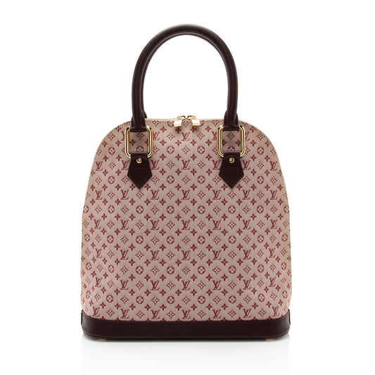 Louis Vuitton Vintage Monogram Mini Lin Alma Haut Satchel (SHF-jut32N)