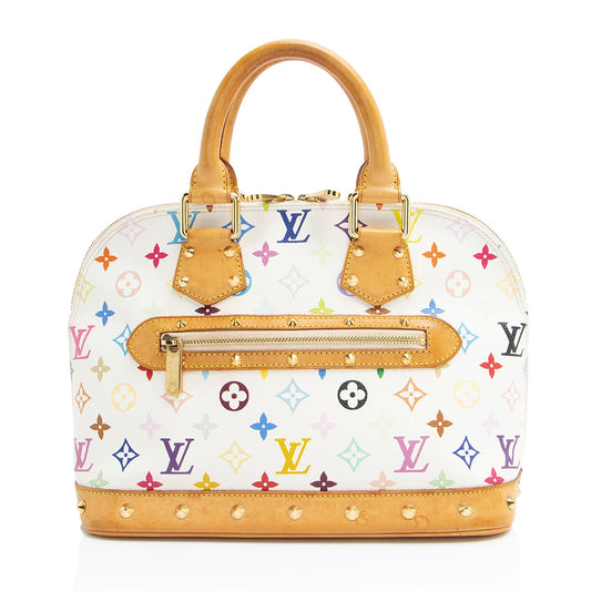 Louis Vuitton Vintage Monogram Multicolore Alma Satchel