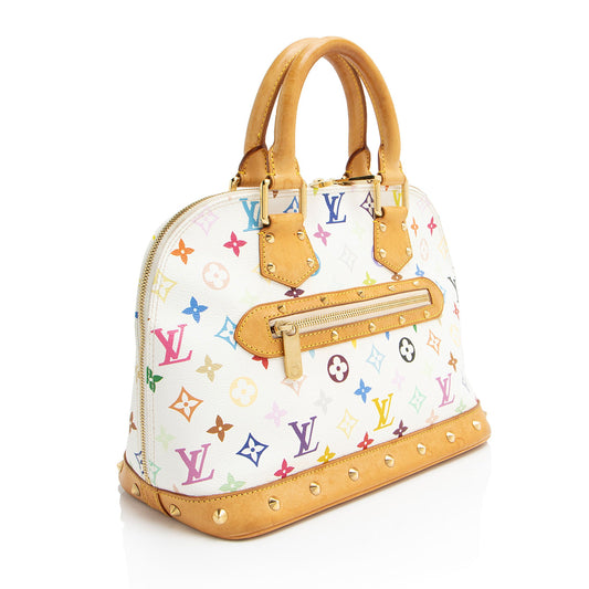 Louis Vuitton Vintage Monogram Multicolore Alma Satchel