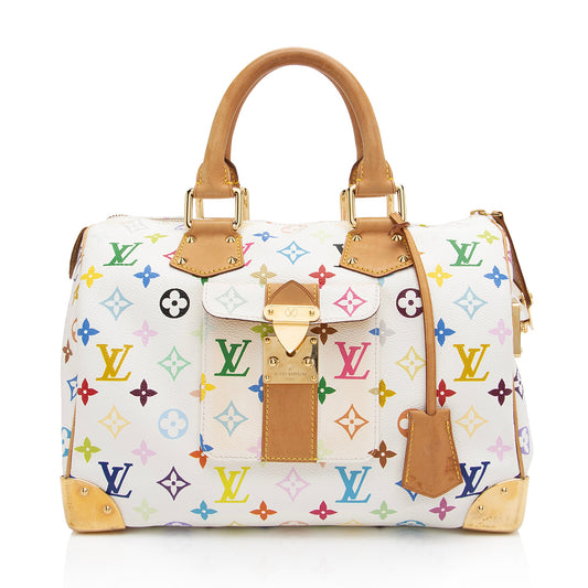 Louis Vuitton Vintage Monogram Multicolore Speedy 30 Satchel (SHF-23113)