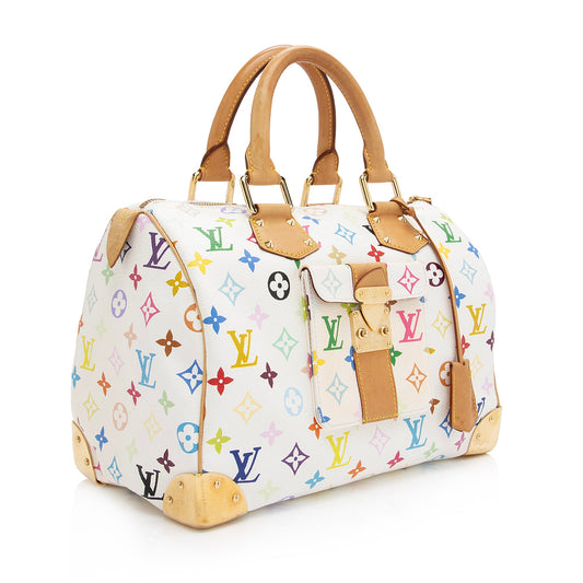 Louis Vuitton Vintage Monogram Multicolore Speedy 30 Satchel (SHF-23113)