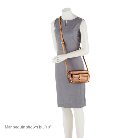 Louis Vuitton Vintage Monogram Vernis Christie MM Shoulder Bag (SHF-18299)