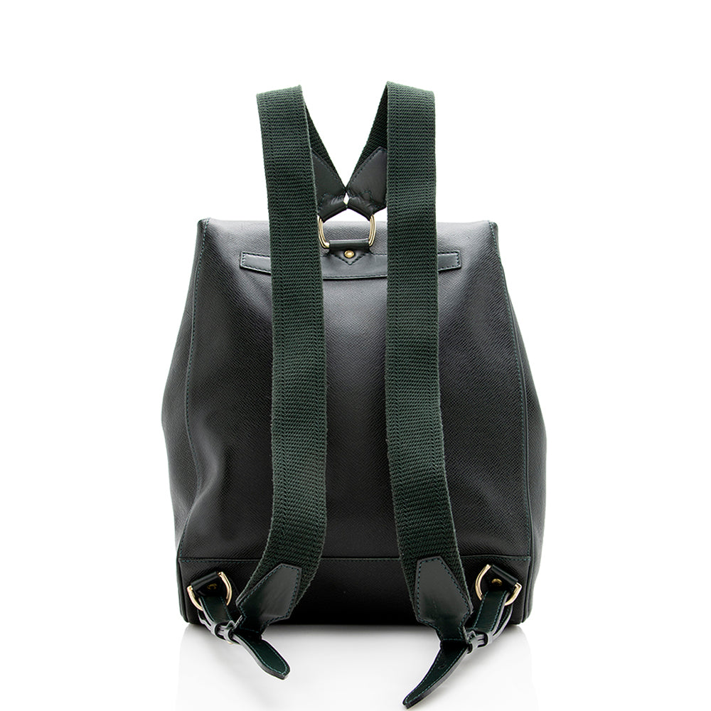 Louis Vuitton Vintage Taiga Leather Cassiar Backpack (SHF-18833)