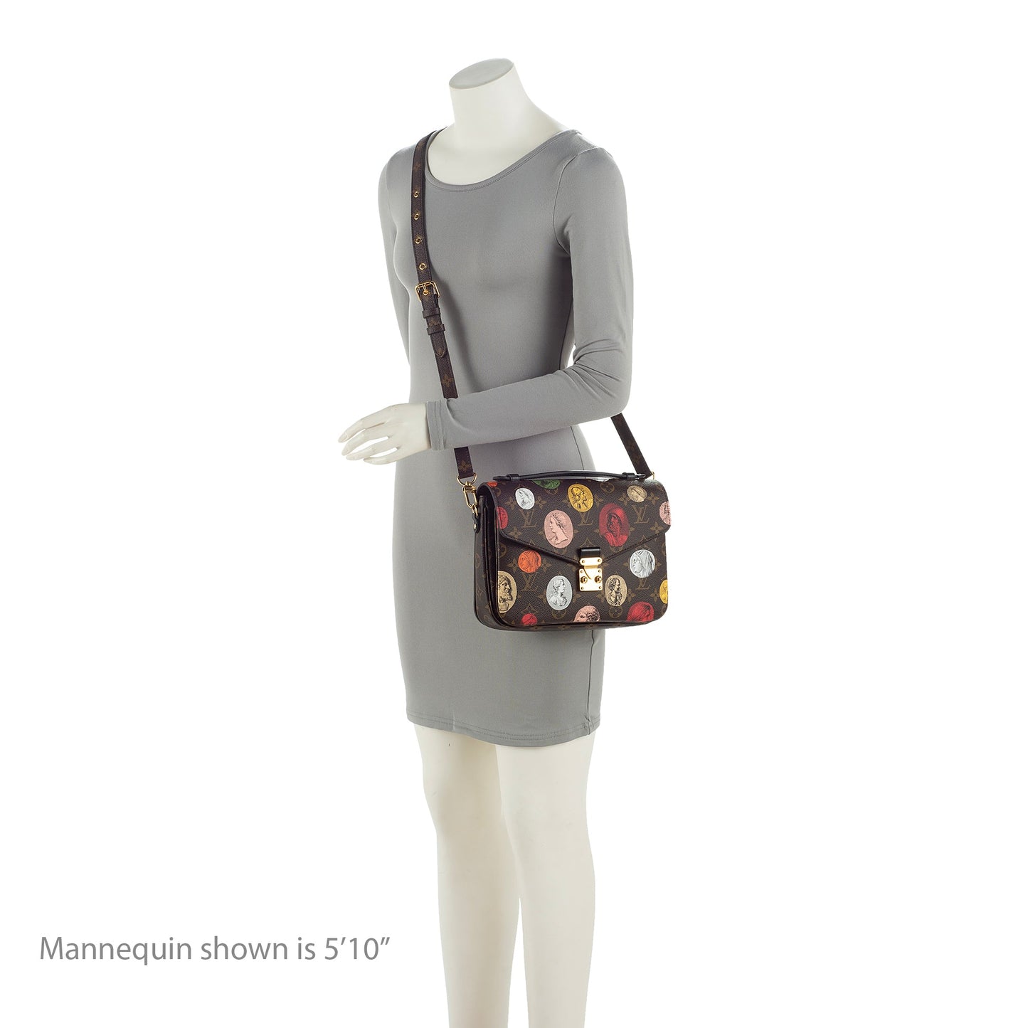 Louis Vuitton X Fornasetti Limited Edition Monogram Cameo Canvas Pochette Metis Shoulder Bag (SHF-23503)