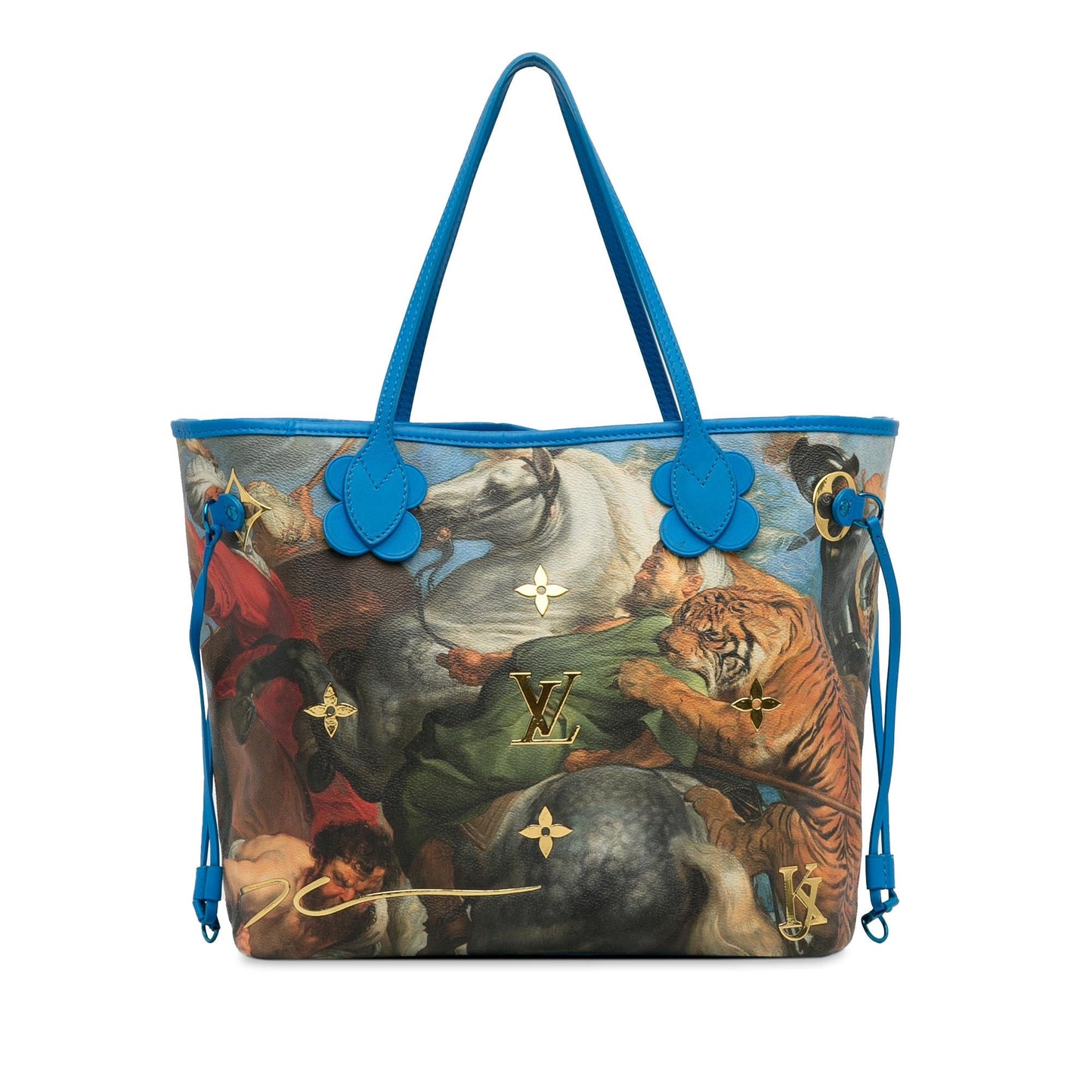 Louis Vuitton x Jeff Koons Masters Collection Rubens Neverfull MM (SHG-gv1FKI)