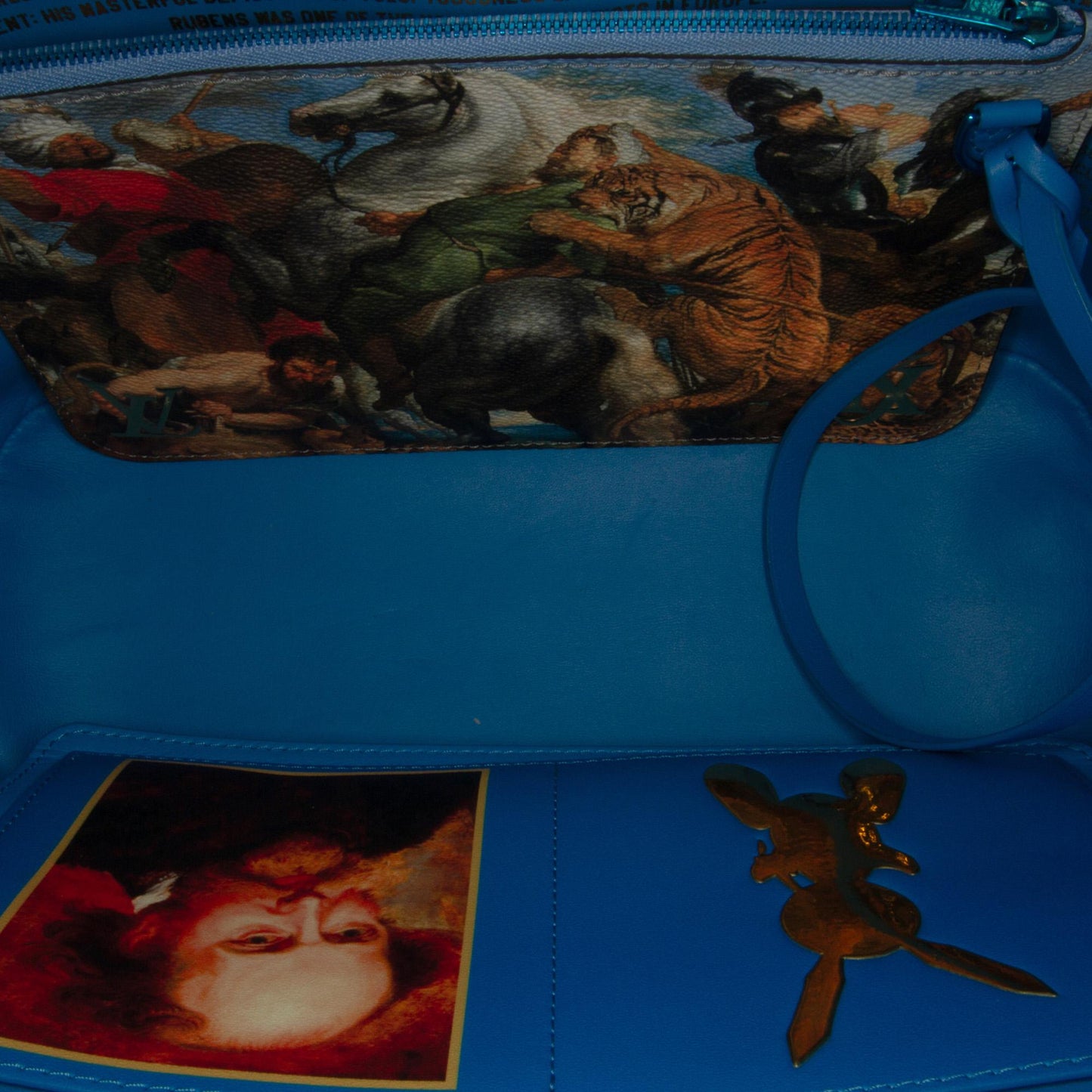 Louis Vuitton x Jeff Koons Masters Collection Rubens Neverfull MM (SHG-gv1FKI)