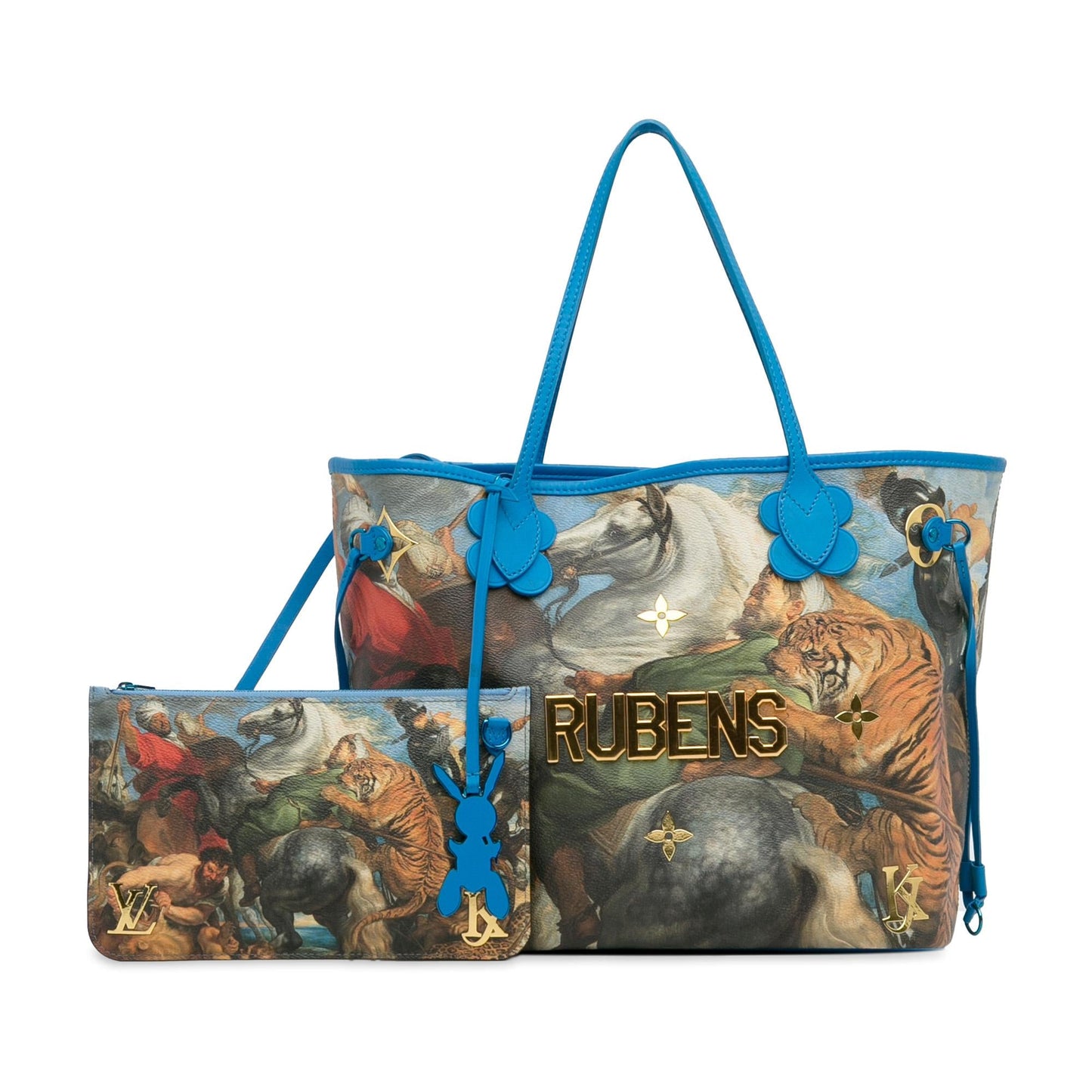 Louis Vuitton x Jeff Koons Masters Collection Rubens Neverfull MM (SHG-gv1FKI)