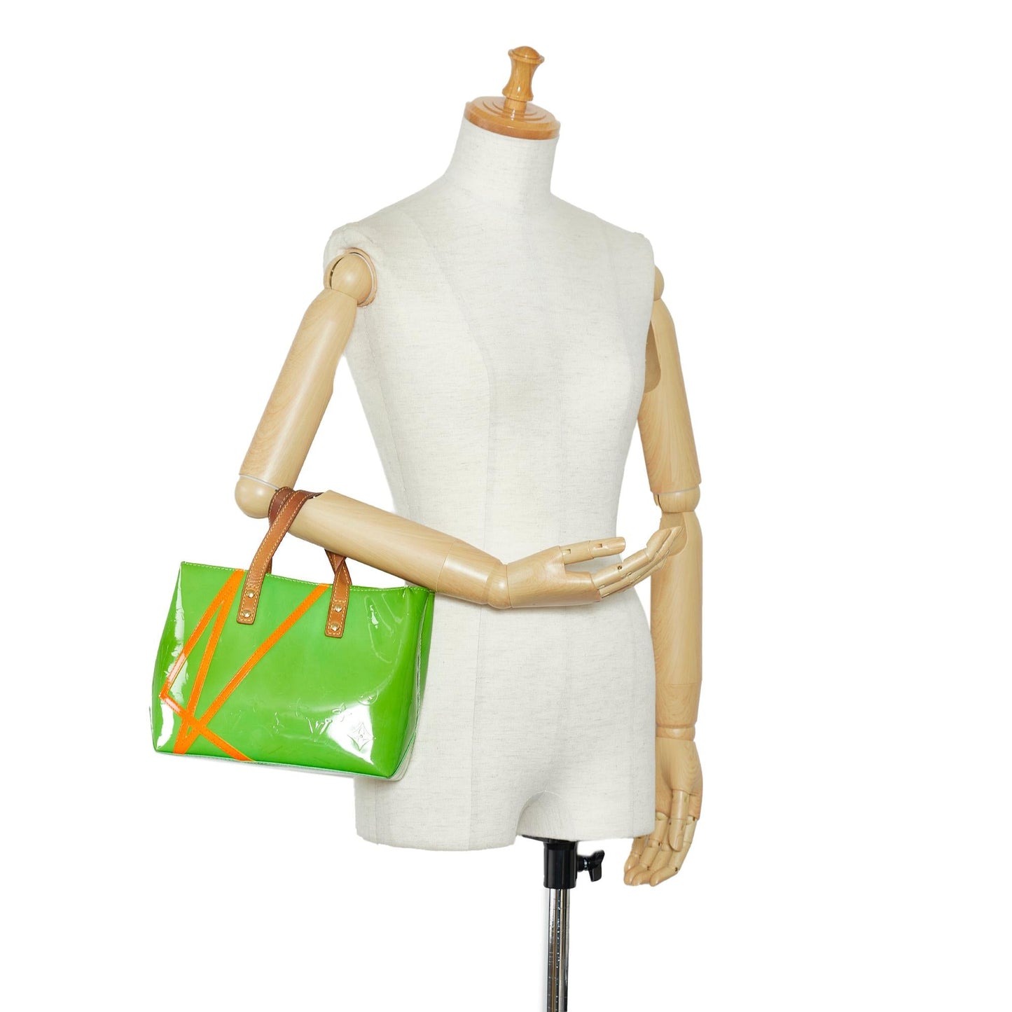 Louis Vuitton x Robert Wilson Monogram Vernis Fluo Reade PM (SHG-OK9ng3)