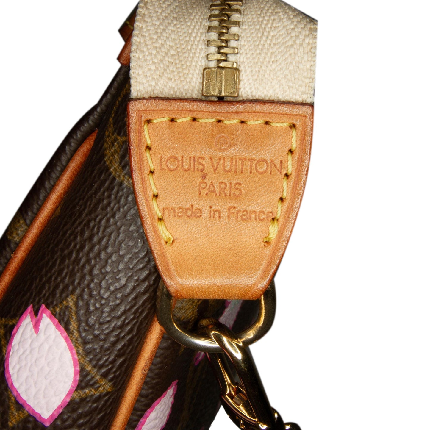 Louis Vuitton x Takashi Murakami Monogram Cherry Blossom Pochette Accessoires (SHG-7sO3pP)