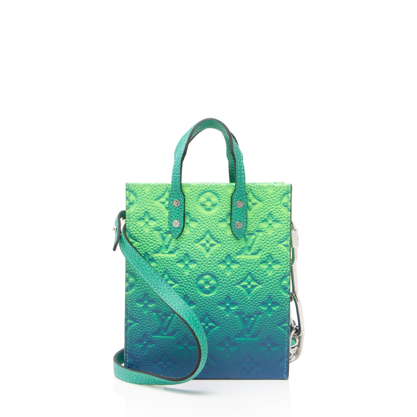 Louis Vuitton x Virgil Abloh Taurillon Illusion Petit Sac Plat Shoulder Bag