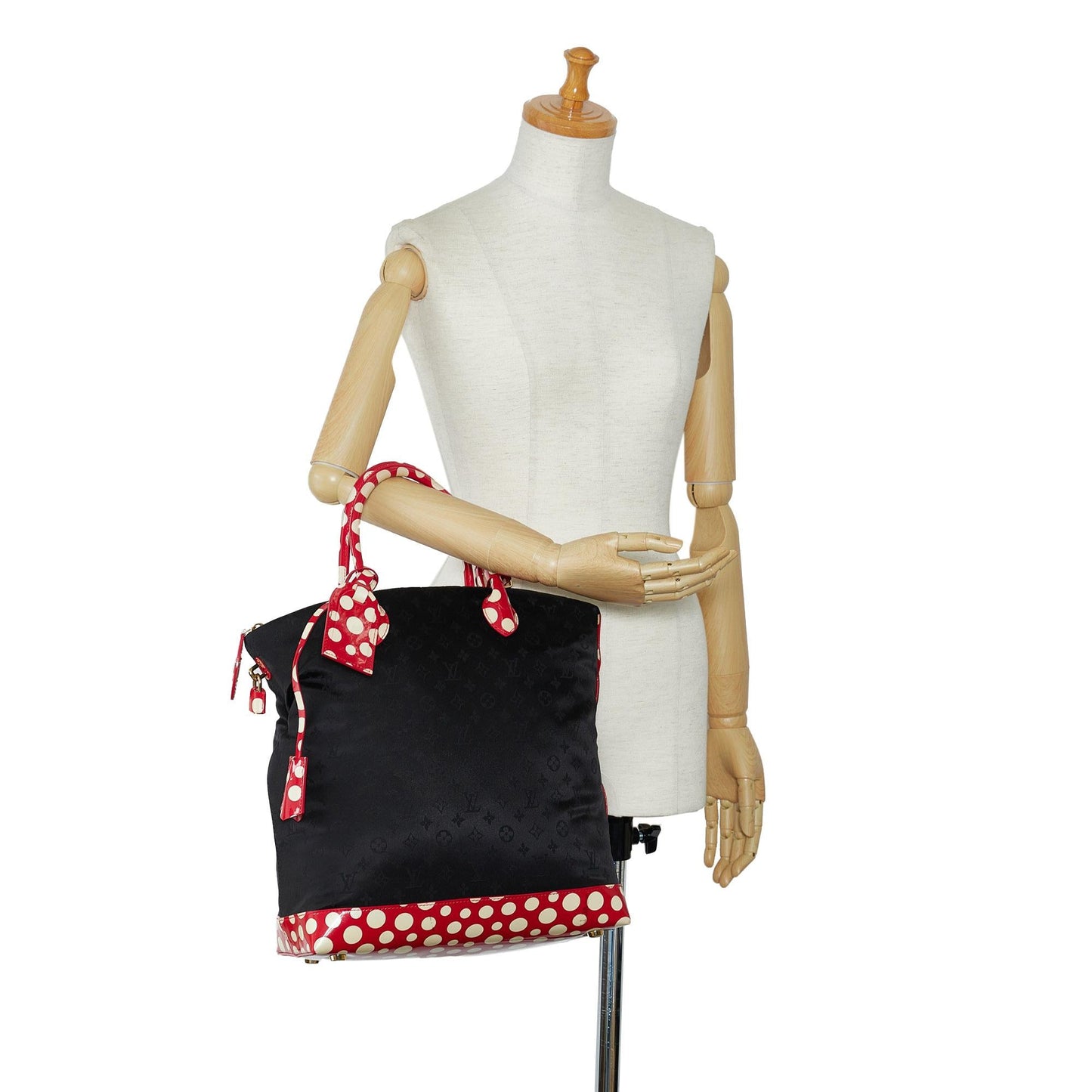 Louis Vuitton x Yayoi Kusama Monogram Infinity Dots Lockit Vertical MM (SHG-NK1aCI)