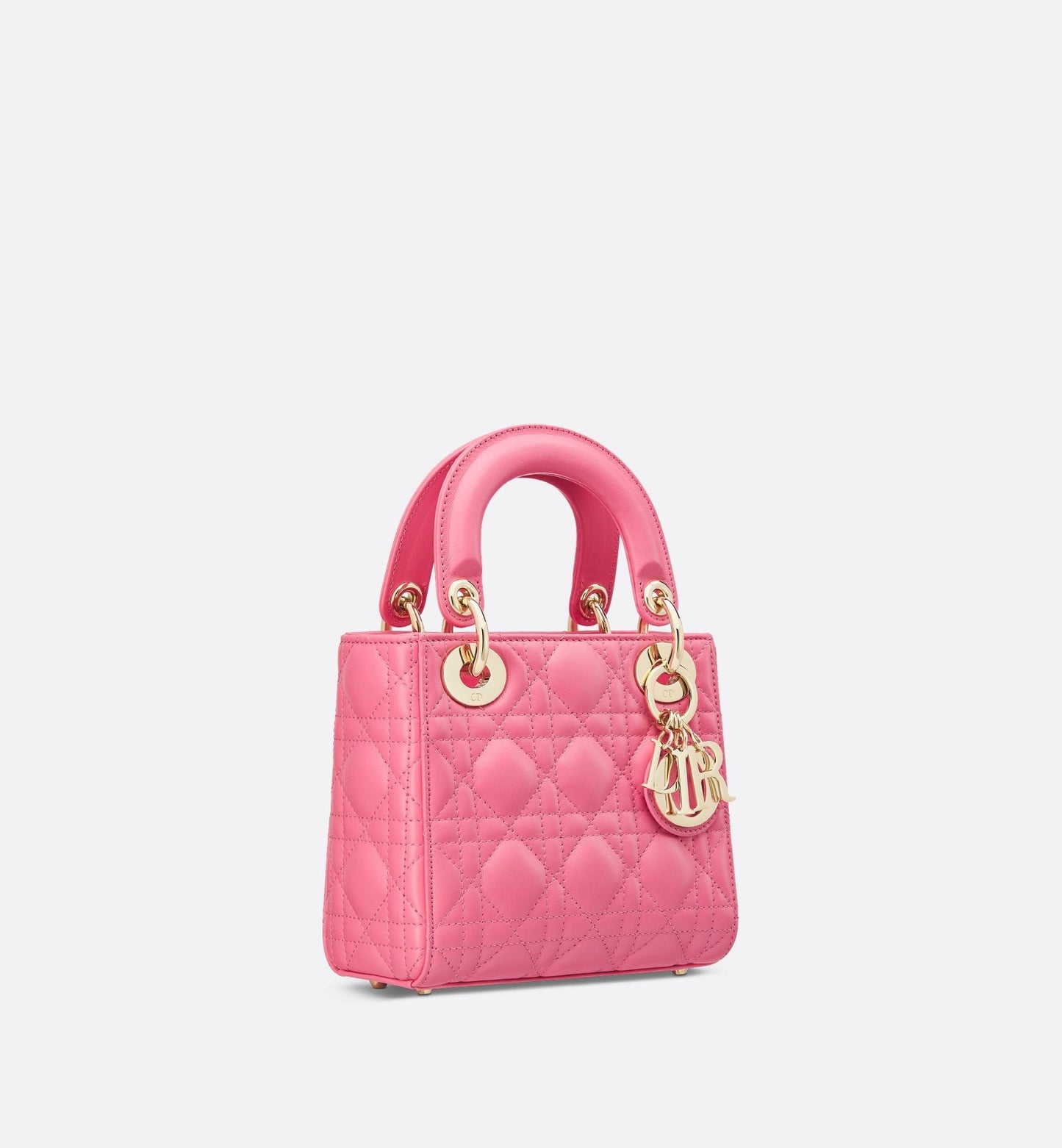 Mini Luxury Dioriviera Lady Luxury Dior Bag Candy Pink Cannage Lambskin