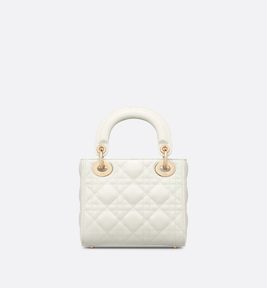 Luxury Dioramour Mini Lady Luxury Dior Bag Latte Cannage Lambskin