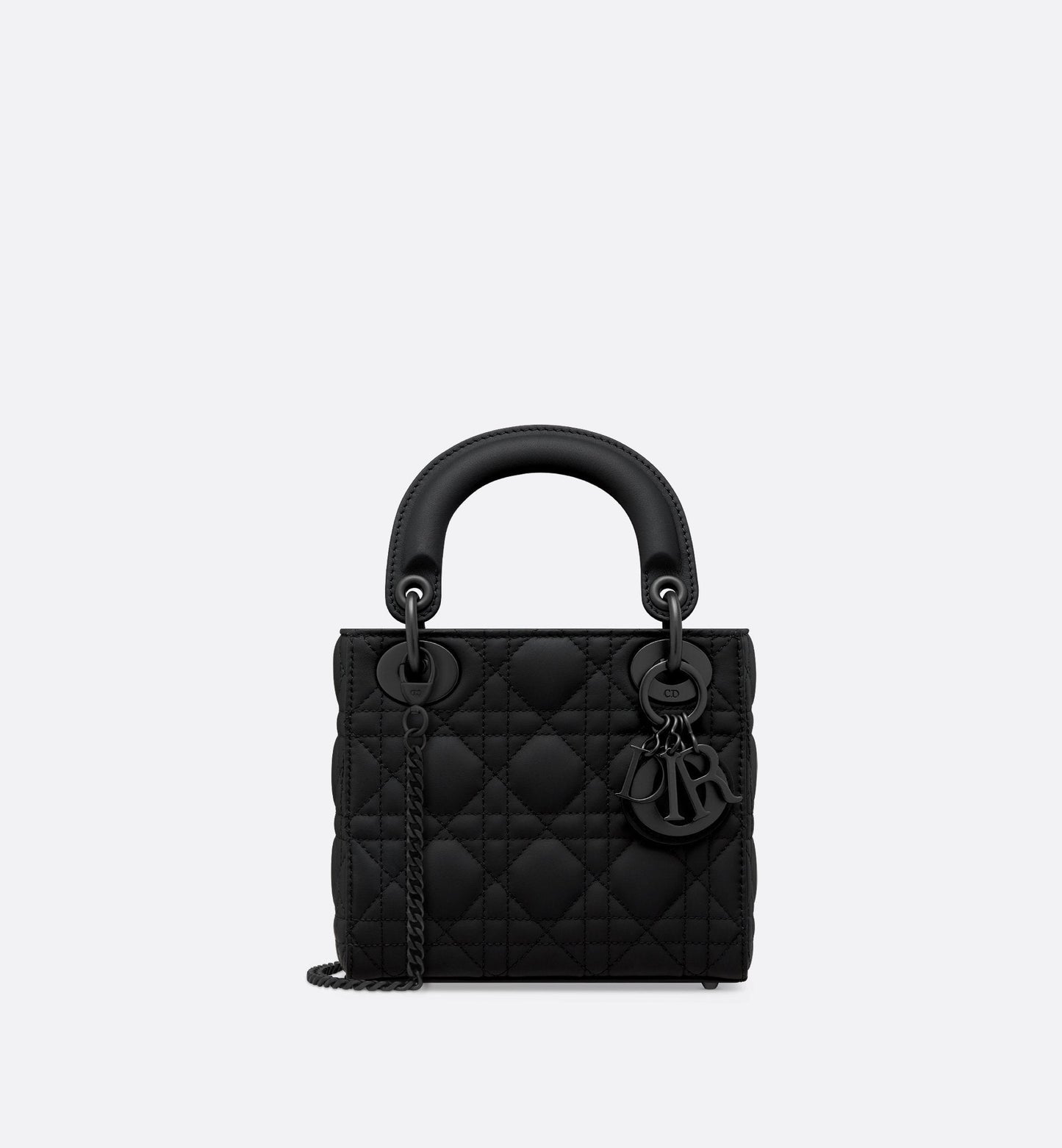 Mini Lady Luxury Dior Bag Black Ultramatte Cannage Calfskin