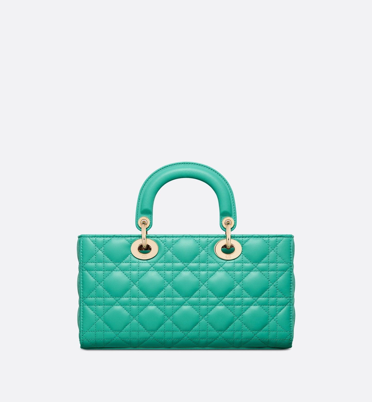Medium Luxury Dioriviera Lady D-Joy Bag Aquamarina Cannage Lambskin