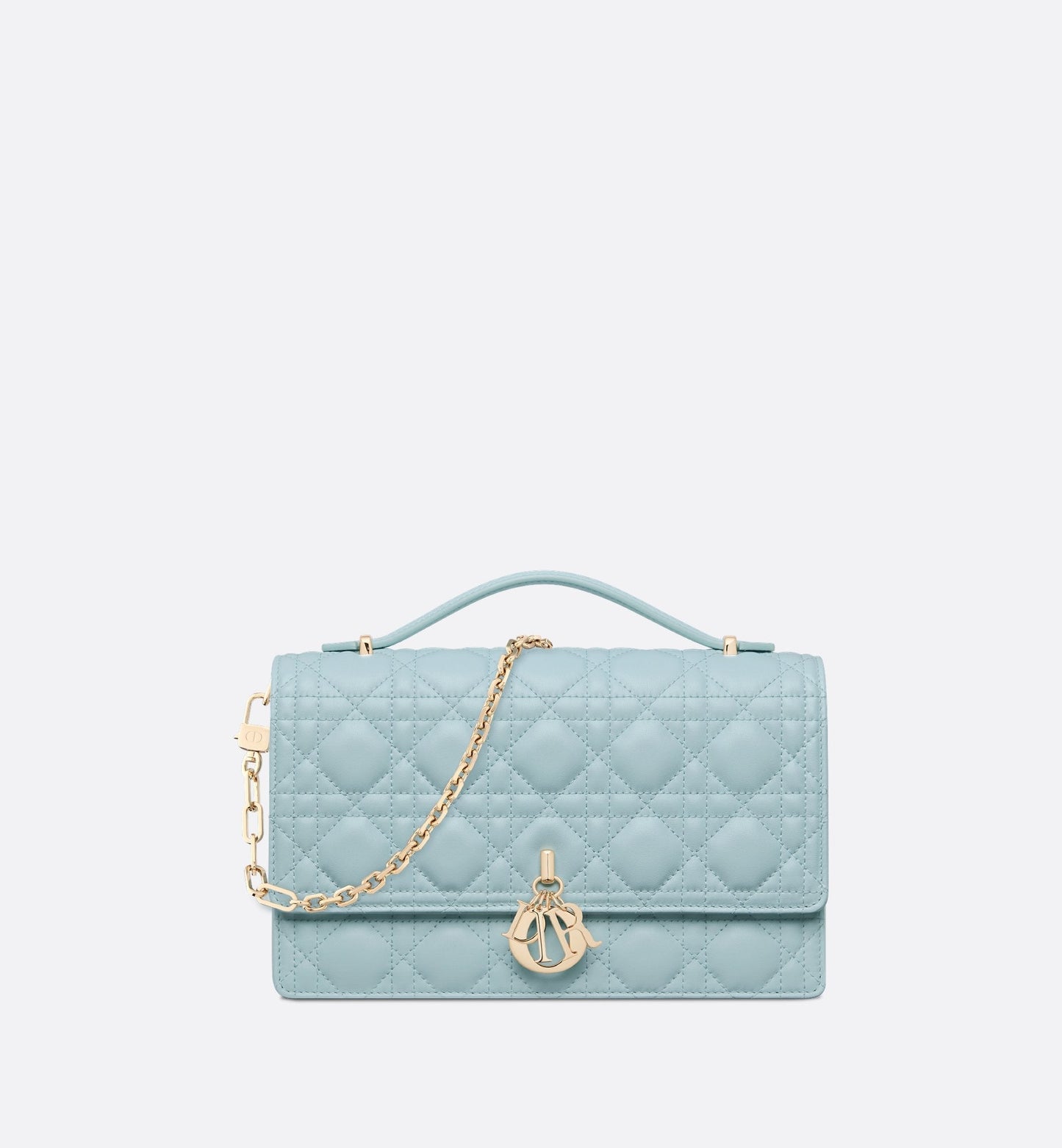 My Luxury Dior Top Handle Bag Celestial Blue Cannage Lambskin