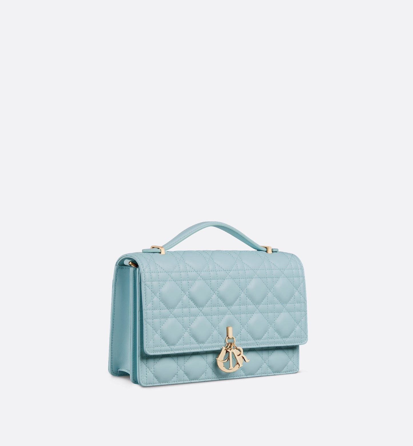 My Luxury Dior Top Handle Bag Celestial Blue Cannage Lambskin