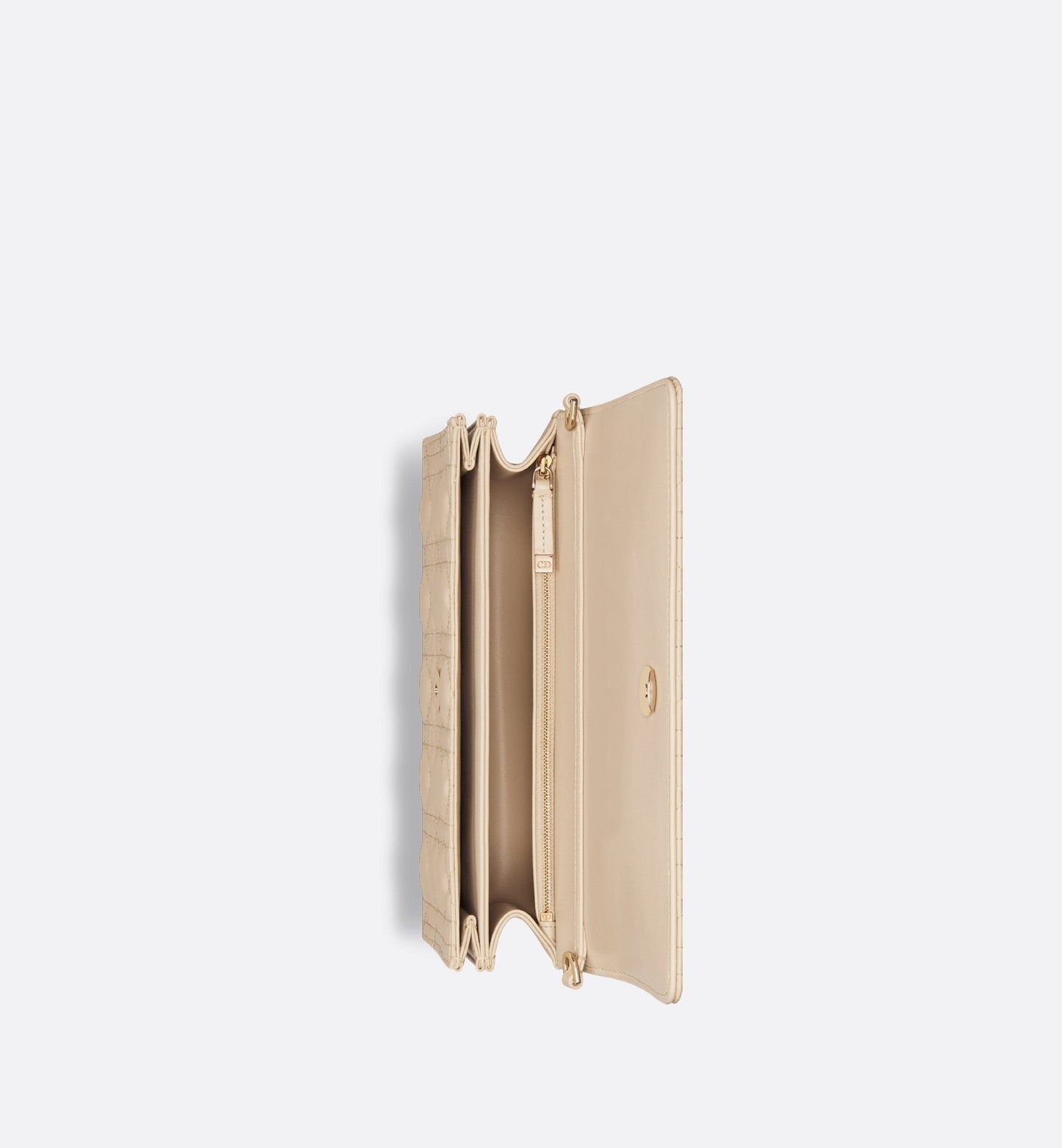 My Luxury Dior Top Handle Bag Powder Beige Cannage Lambskin