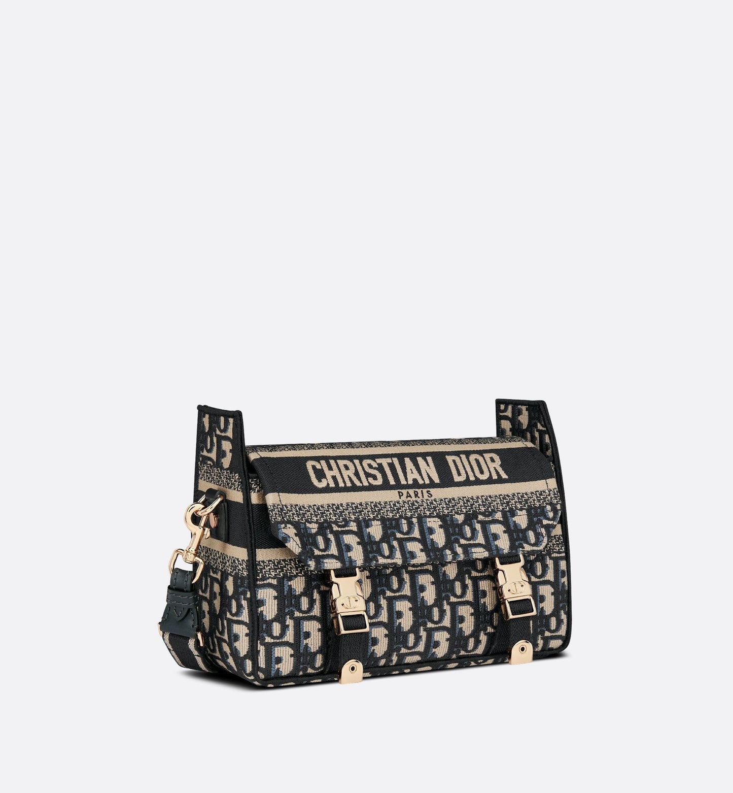 Small Luxury Diorcamp Bag Blue Luxury Dior Oblique Embroidery