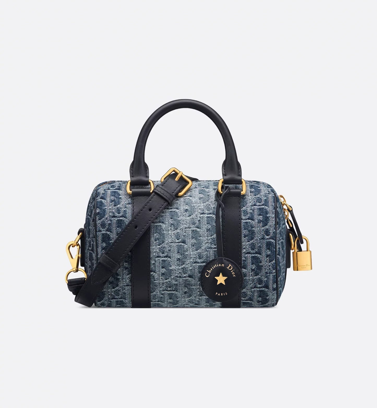 Groove 20 Bag Blue Denim Luxury Dior Oblique Jacquard