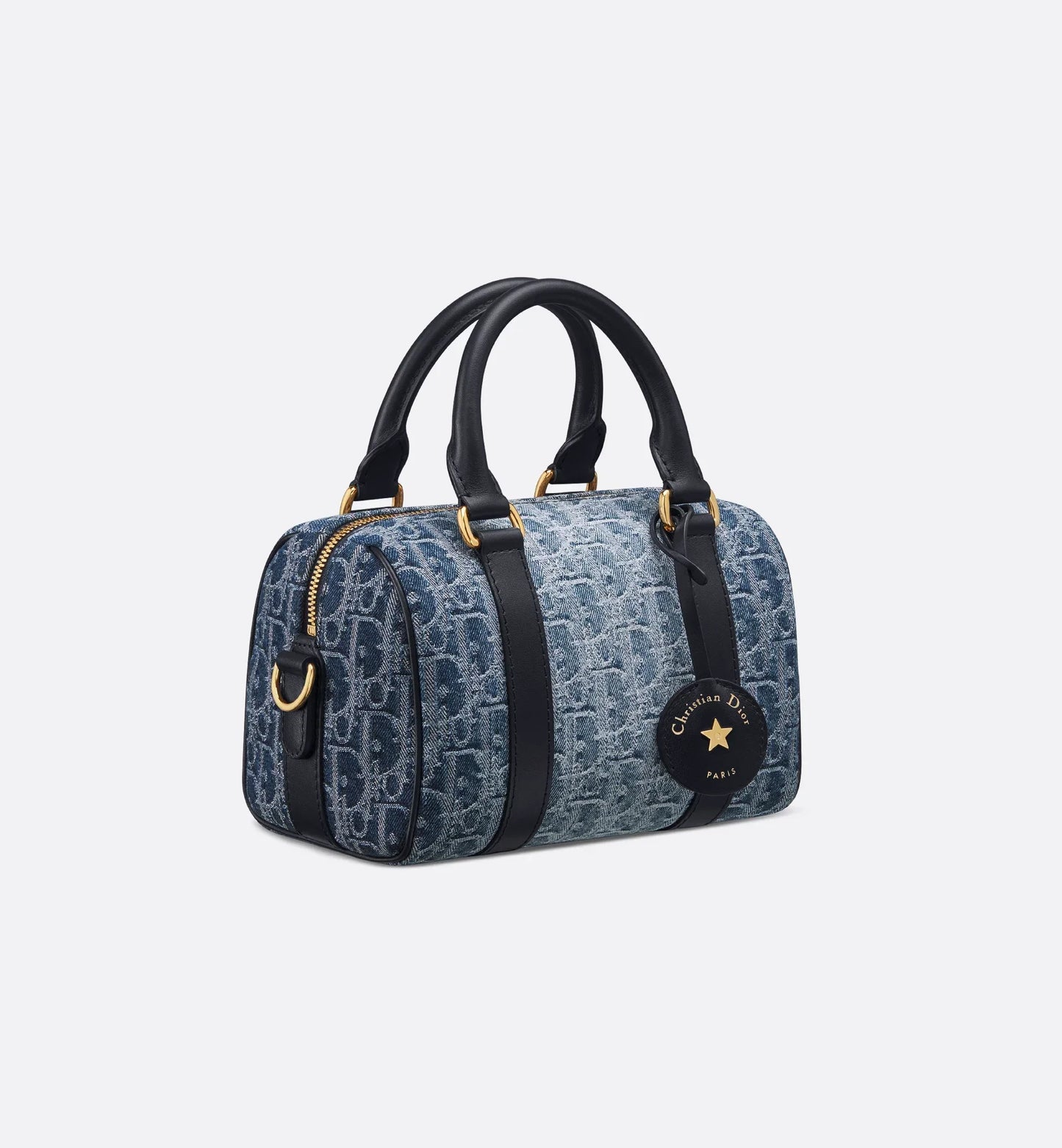 Groove 20 Bag Blue Denim Luxury Dior Oblique Jacquard