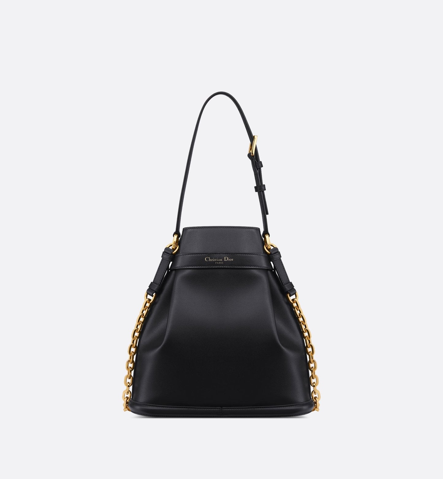 Medium C Est Luxury Dior Bag Black Cd-Embossed Calfskin