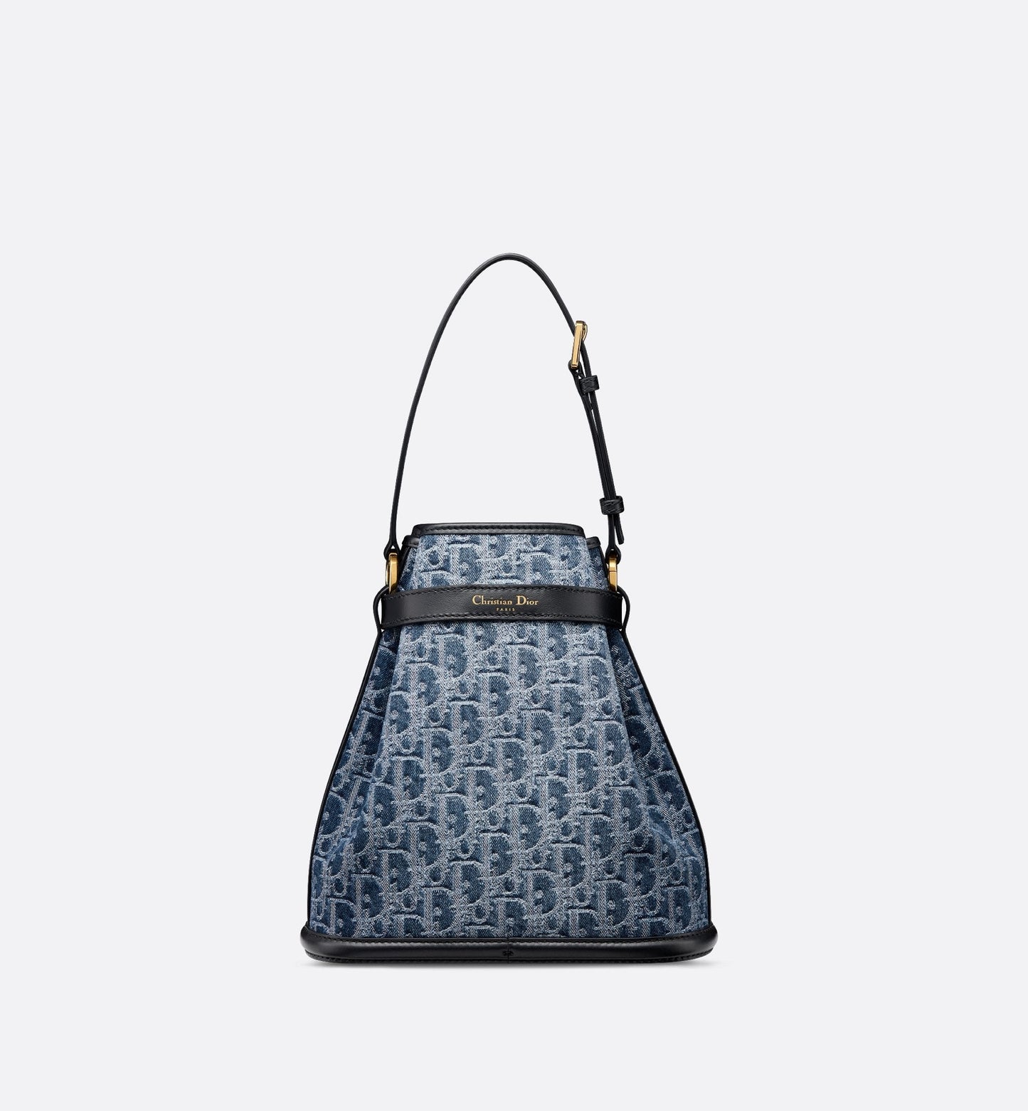 Medium C Est Luxury Dior Bag Blue Denim Luxury Dior Oblique Jacquard