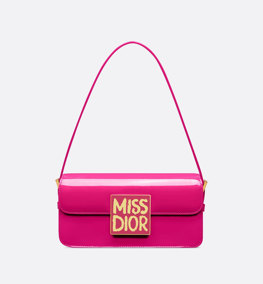 Miss Luxury Dior Flap Bag Fuchsia Patent Calfskin
