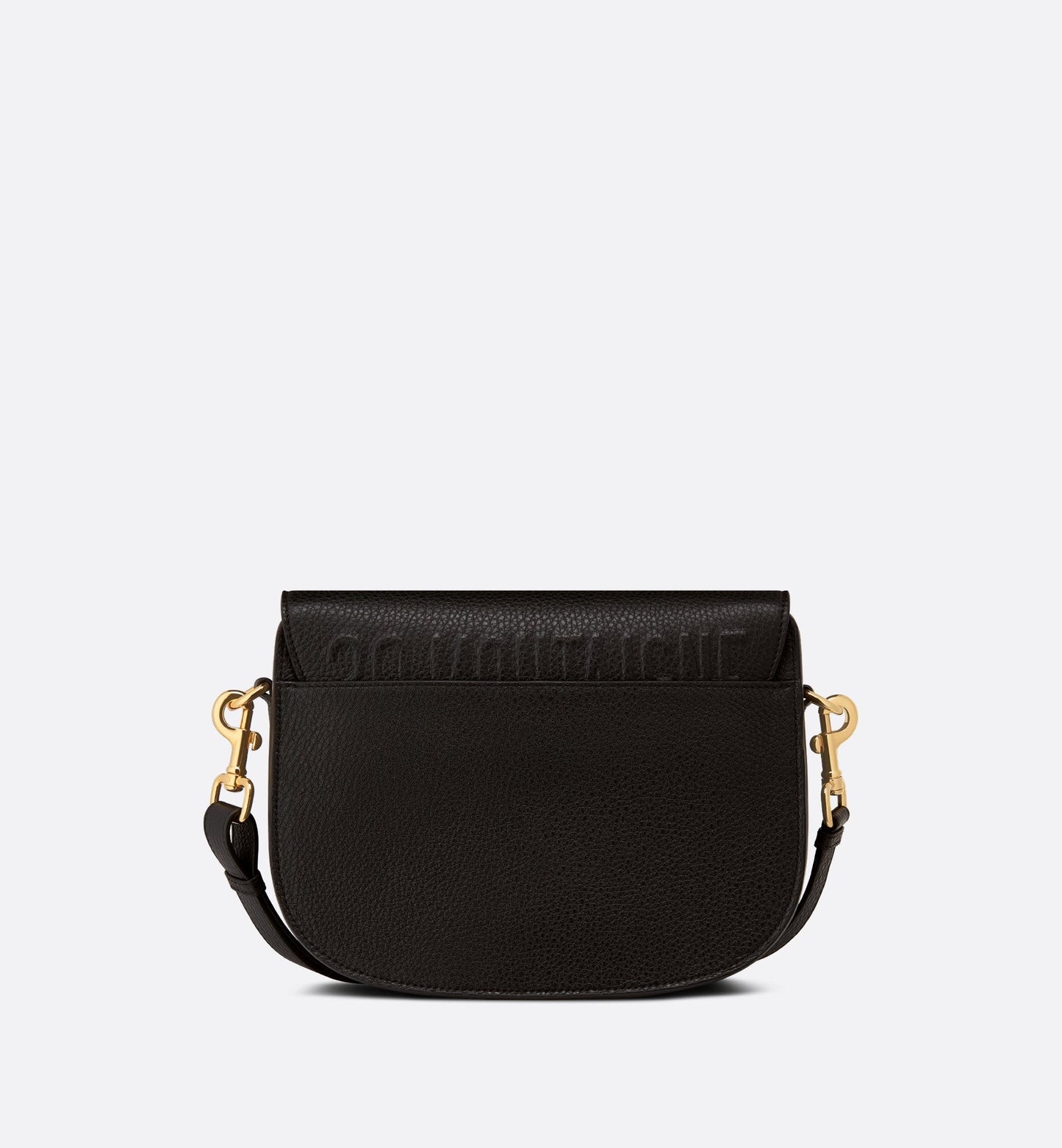 Medium Luxury Dior Bobby Bag Black Grained Calfskin