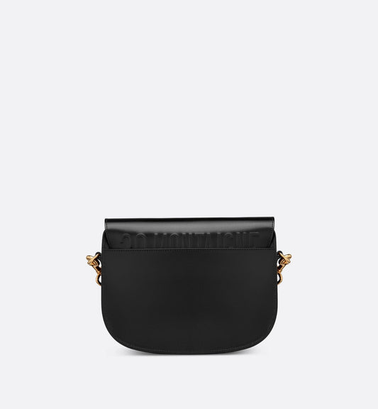 Medium Luxury Dior Bobby Bag Black Box Calfskin