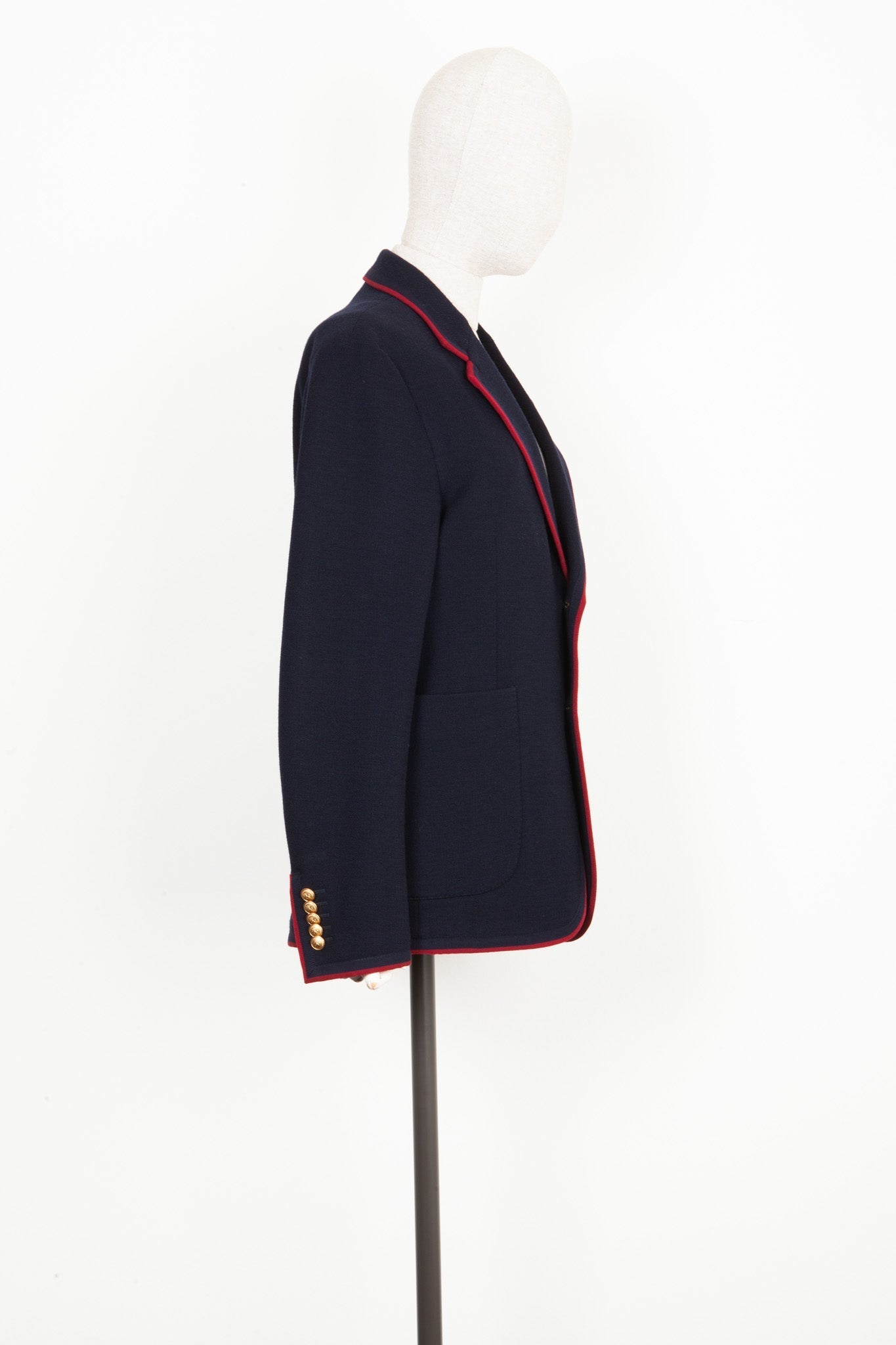 Luxury Gucci Trending 2025 Knit Jacket Blue