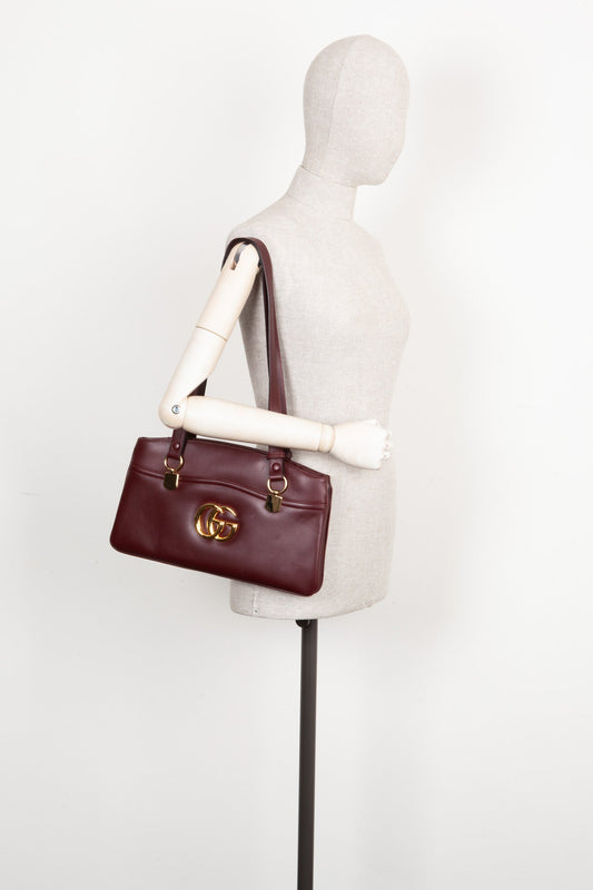 Luxury Gucci Trending 2025 Arli Tote Bag Burgundy