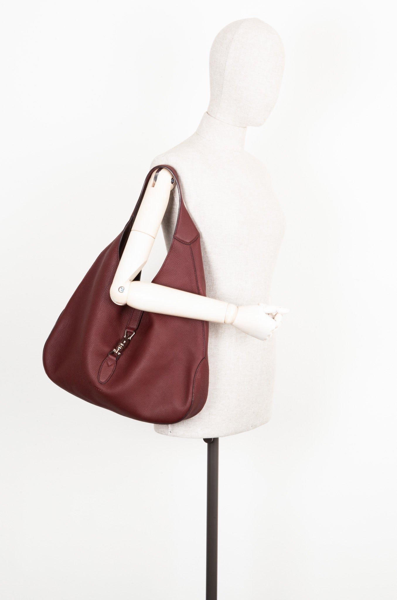 Luxury Gucci Trending 2025 Jackie 1961 Bag Soft Bordeaux