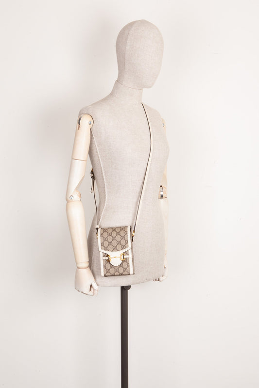 Luxury Gucci Trending 2025 Horsebit 1955 Mini Bag White