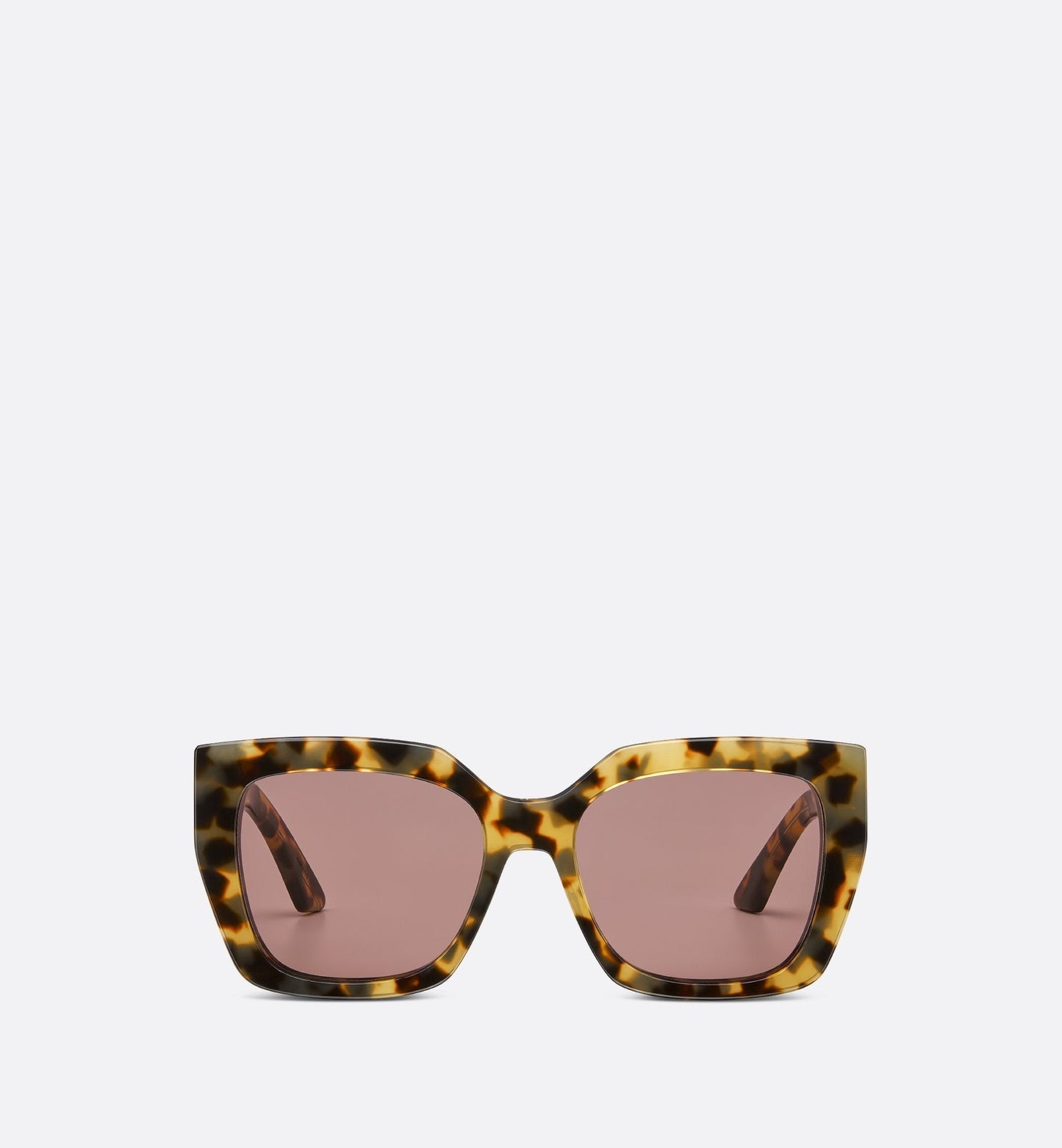 MissLuxury Dior S2I Brown And Honey Tortoiseshell-Effect Square Sunglasses