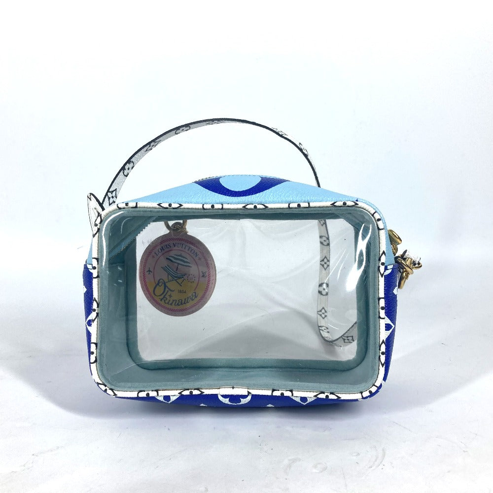 LOUIS VUITTON Shoulder Bag M44722 Monogram giant canvas blue Monogram Giant Beach porch