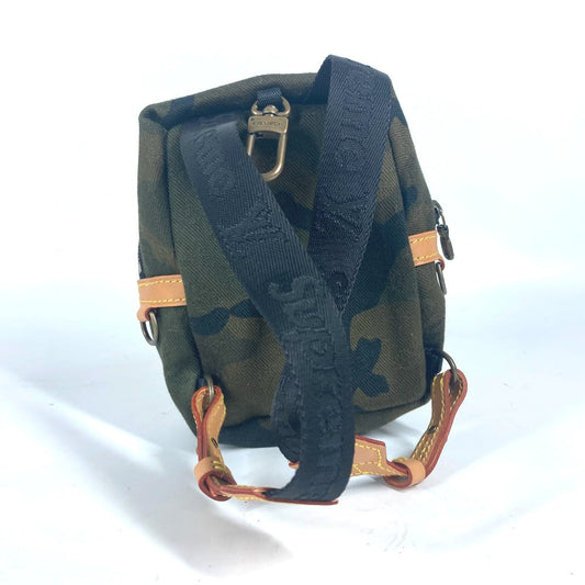 LOUIS VUITTON key ring M44201 canvas green Supreme collaboration Apollo Backpack Nano
