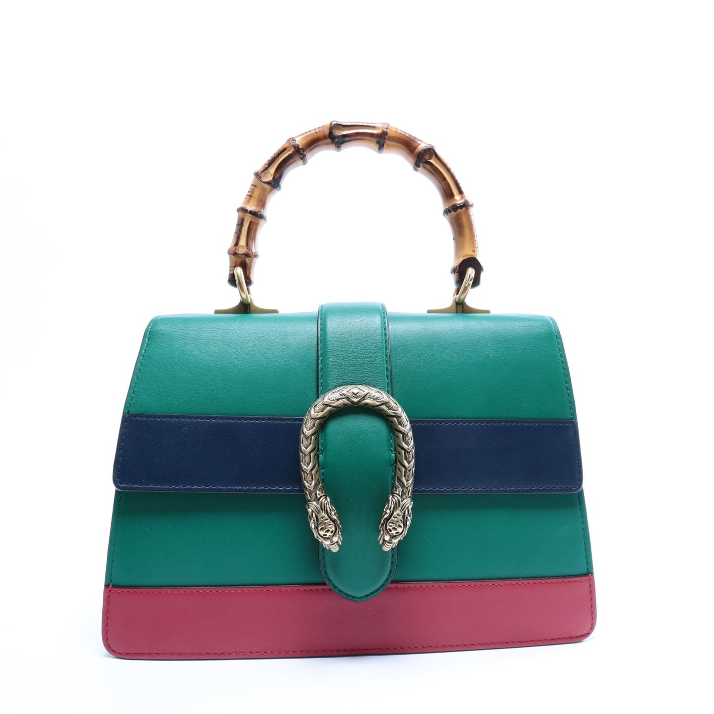 Luxury Gucci Dionysus Medium Bamboo Top Handle - Green