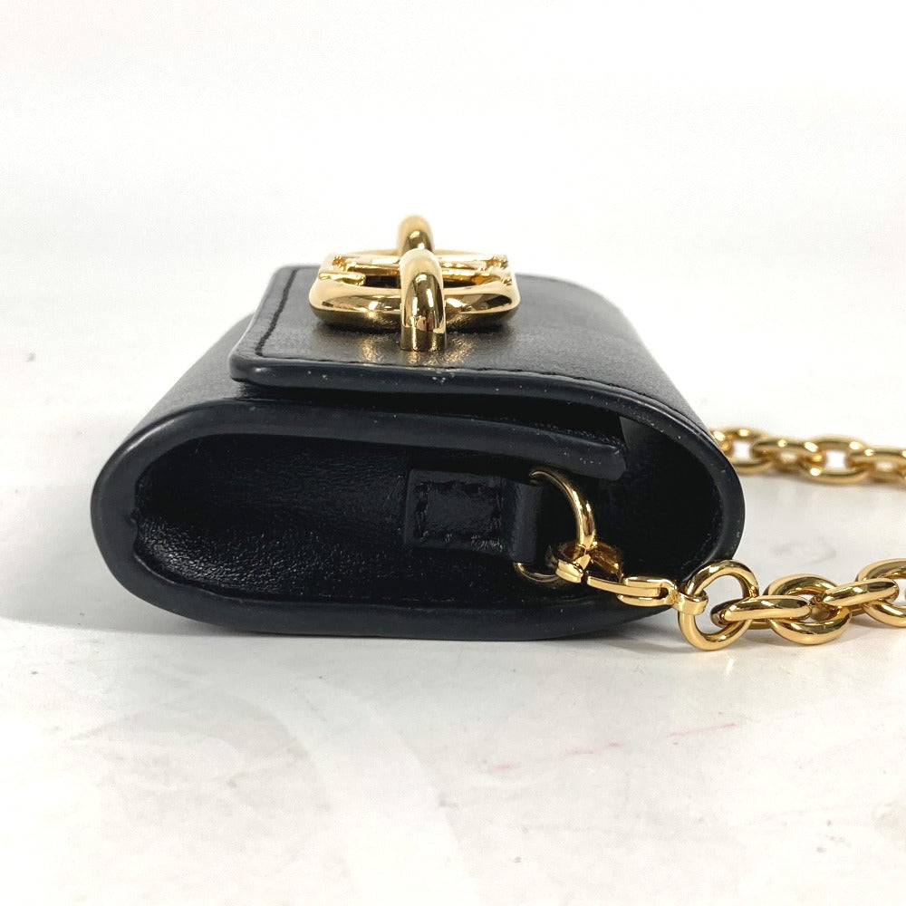 LOUIS VUITTON Other accessories M00829 leather black Chain Bijou Sac Earphone Holder LV Link Women