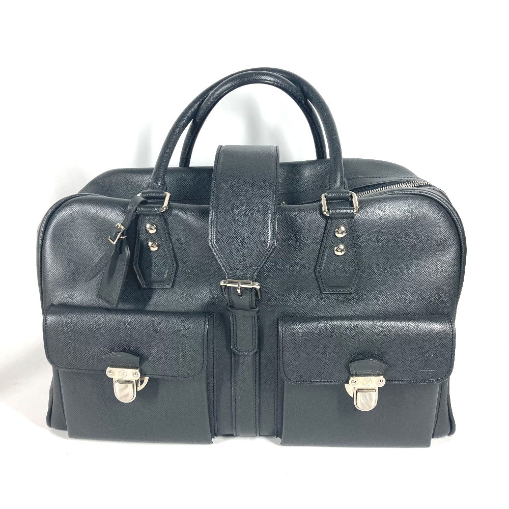 LOUIS VUITTON Boston Duffel bag M32502 Taiga Leather black Taiga Ivan