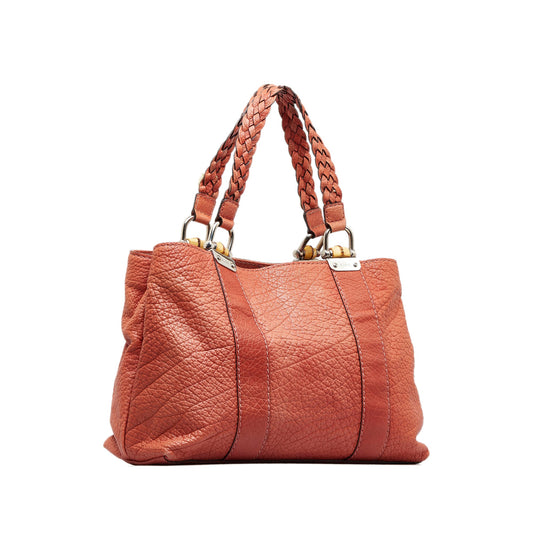 Luxury Gucci Bamboo Libeccio Tote Bag