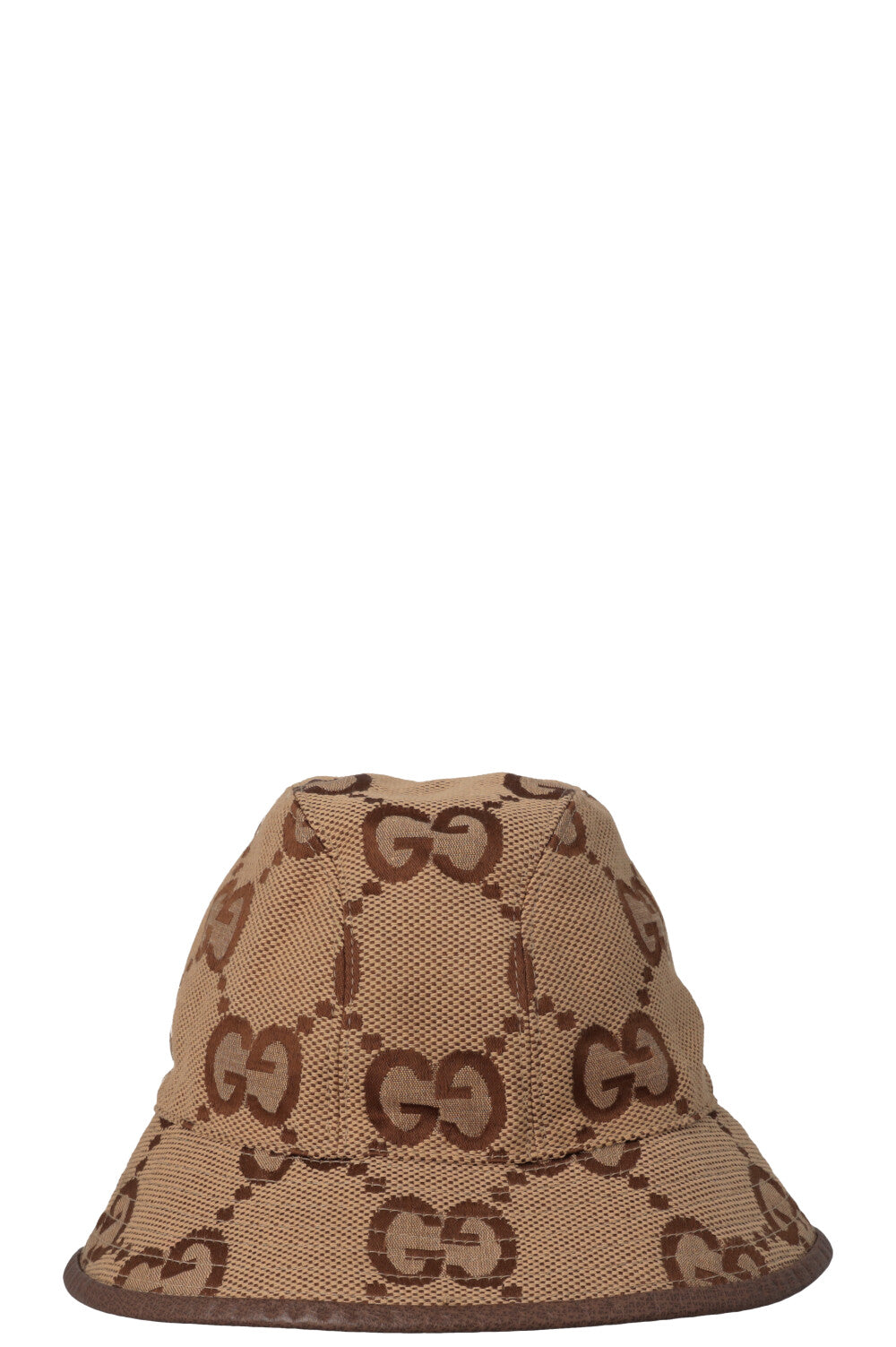 Luxury Gucci Trending 2025 Jumbo GG Canvas Bucket Hat Camel