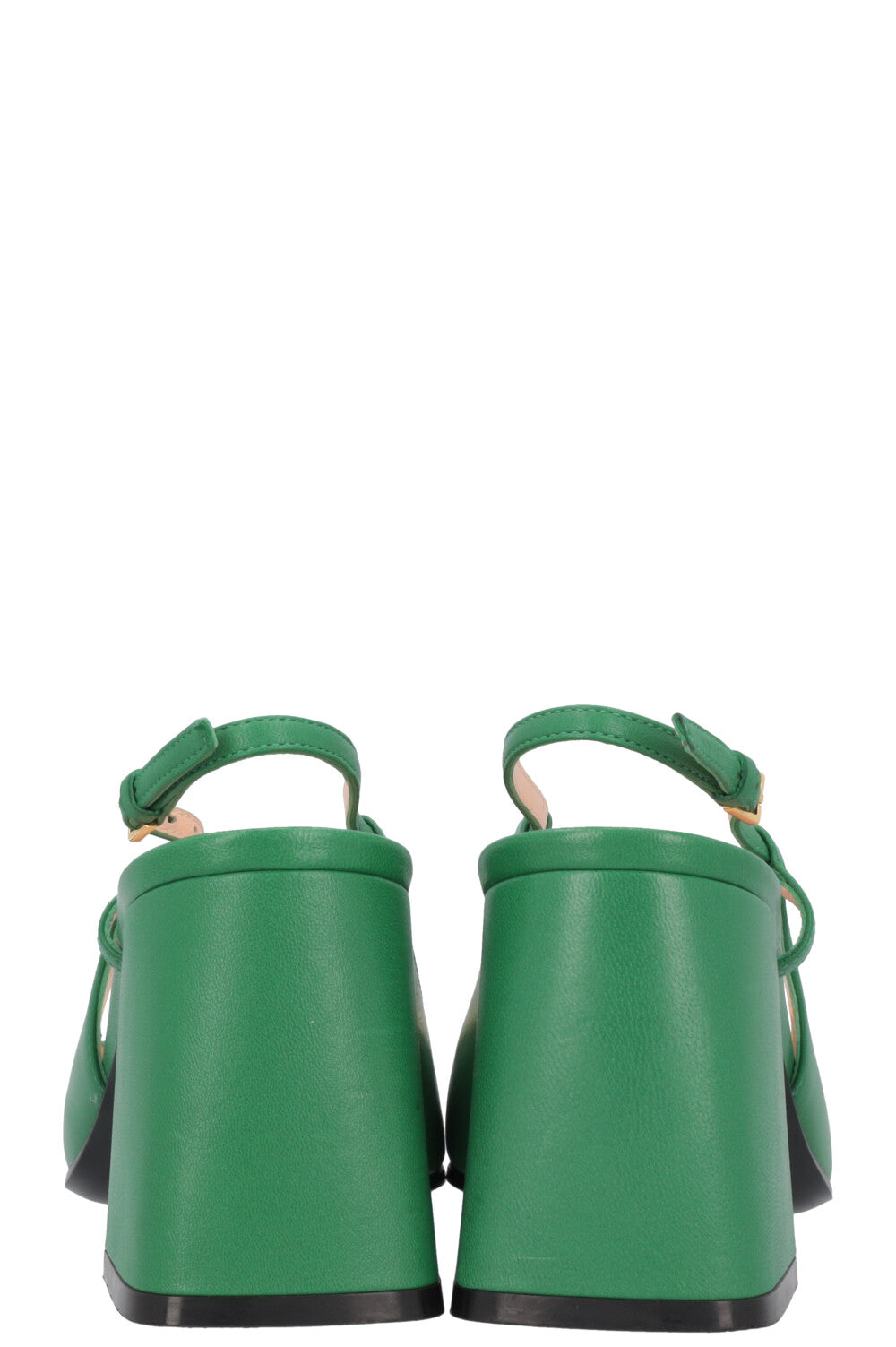 Luxury Gucci Trending 2025 Horsebit Block Heels Green