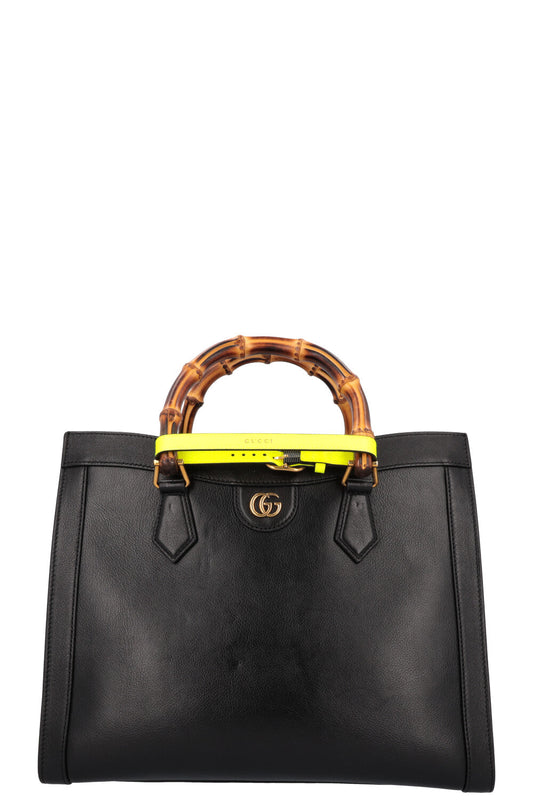 Luxury Gucci Trending 2025 Diana Medium Tote Bag Black